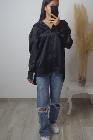 CHEMISE - LAHNA NOIR